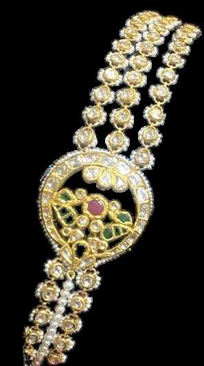 Diamond Polki & Gold Matha Patti